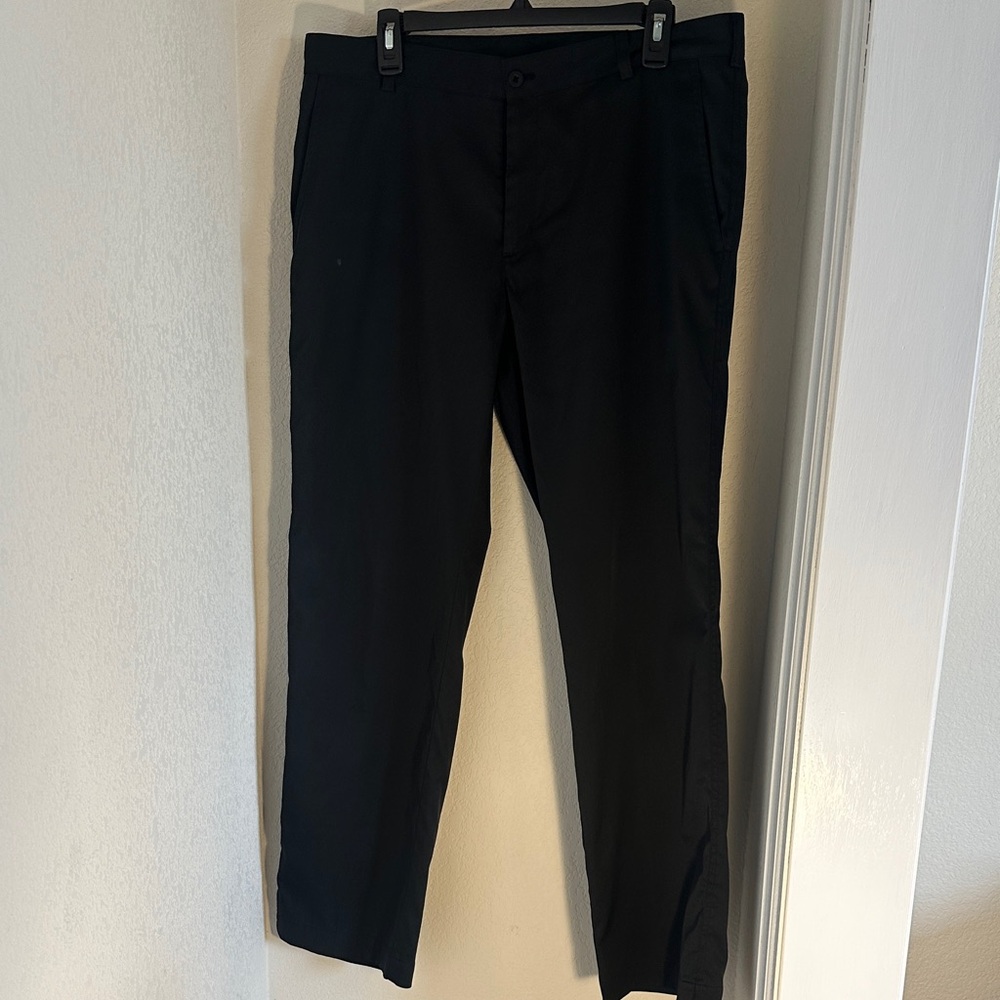 Nike Men's Sleek Black Dress Pants